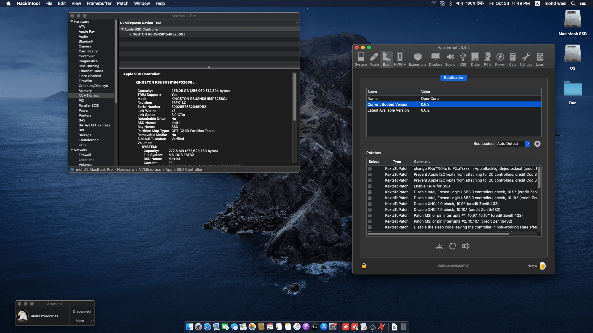 Asus ROG GL504GM ES215T STRIX HERO [CoffeeLake   Intel UHD 630 + I2C]   OpenCore 8